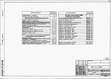 Состав альбома. Типовой проект 409-14-53.87Альбом 2 Архитектурно-строительные решения.   