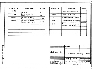 Состав альбома. Типовой проект 211-1-525.91Альбом 3 Задание заводам-изготовителям