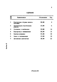 Состав альбома. Типовой проект 274-4-6.92Альбом 3 Ведомости потребности в материалах.