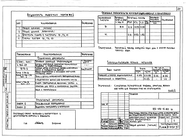 Состав альбома. Типовой проект 183-144-15.85Альбом 1 Архитектурно-строительные, санитарно-технические и электротехнические чертежи