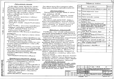 Состав альбома. Типовой проект 503-1-58.86Альбом 1 Архитектурно-строительные решения. Электрооборудование  