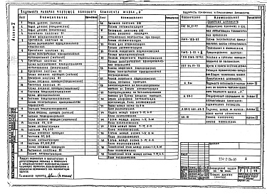 Состав альбома. Типовой проект 254-2-26с.85Альбом 5  Автоматизация (общие материалы)    