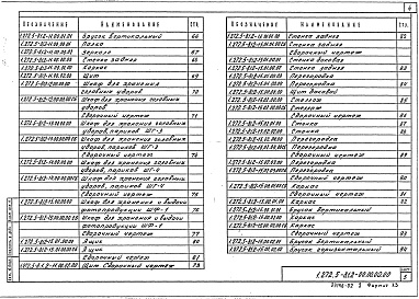 Состав альбома. Серия 1.272.5-8 ВстроенноеВыпуск 1 Встроенные шкафы и шкафы-перегородки. Часть 2 Рабочие чертежи
