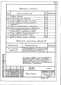 Состав альбома. Типовой проект 111-90-102.86Альбом 18 Проектная документация на перевод хозяйственных помещений в подвале жилого дома для использования под ПРУ