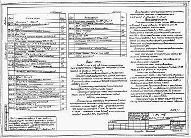 Состав альбома. Типовой проект 813-1-16Альбом 1  Общая пояснительная записка. Технология производства. Архитектурно-строительные решения. Конструкции железобетонные. Конструкции металлические. Отопление и вентиляция. 