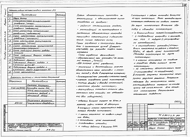 Состав альбома. Типовой проект У.804-7-2.94Альбом 1 ЦЕХ ПО ПРОИЗВОДСТВУ ОБОЗНЫХ ИЗДЕЛИЙ Пояснительная записка. Схема генплана. Технология производства. Архитектурные решения. Конструкции железобетонные. Конструкции металлические. Водопровод и канализация. Отопление и вентиляция. Электротехнические