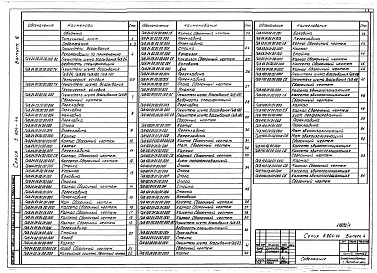 Состав альбома. Серия 5.904-44 ТехнологическоеВыпуск 4 Глушители шума. Рабочие чертежи