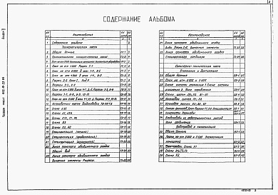 Состав альбома. Типовой проект 902-9-23.84Альбом 2 Технологическая, санитарно-техническая части    