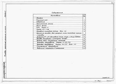 Состав альбома. Типовой проект 413-1-063.88Альбом 1 Пояснительная записка и строительные чертежи. Спецификации оборудования. Ведомости потребности в материалах.     