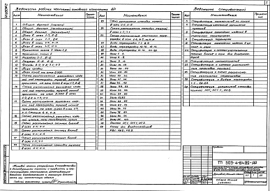 Состав альбома. Типовой проект 503-4-64.89Альбом 2 Архитектурные решения