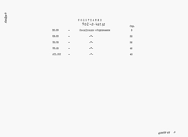 Состав альбома. Типовой проект 902-2-487.92Альбом 4 Спецификация оборудывания    