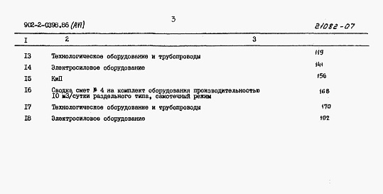 Состав альбома. Типовой проект 902-2-0398.86Альбом 6 Сметы    