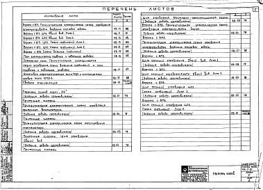 Состав альбома. Типовой проект 416-7-131Альбом 2 Архитектурно-строительная, сантехническая и электротехническая части