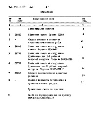 Состав альбома. Типовой проект 907-2-226Альбом 2 Сметы