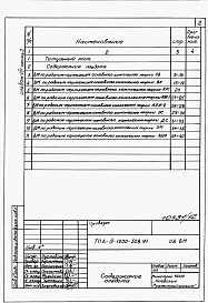 Состав альбома. Типовой проект А-IV-1200-508.91Альбом 8 Ведомости потребности в материалах. Часть 2
