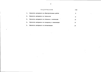 Состав альбома. Типовой проект 903-4-136.13.87Альбом 4 Ведомости потребности в материалах