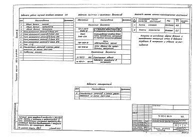 Состав альбома. Типовой проект 407-3-348.84Альбом 3 Строительная часть. Чертежи - задания заводу-изготовителю.     
