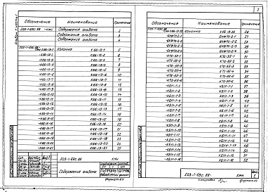 Состав альбома. Типовой проект 503-1-69с.88Альбом 7 Строительные изделия Части 1, 2 Основное решение — сейсмичность 7 баллов    