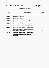 Состав альбома. Типовой проект 812-1-61.85Альбом 4. Ведомости потребности в материалах.