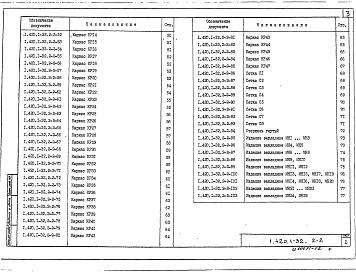 Состав альбома. Серия 1.420.1-32 КонструкцииВыпуск 2-2 Колонны двухэтажные для зданий высотой 10,8;. 12,0;. 13,2; и 14,4 м. Пространственные каркасы, арматурные и закладные изделия.Рабочие чережи