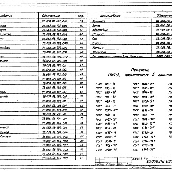 Состав фльбома. Серия 3.820.2-44 ПодъемникиВыпуск 9 Подъемник одновинтовой с электроприводом грузоподъемностью 1 т марки 1ЭВ