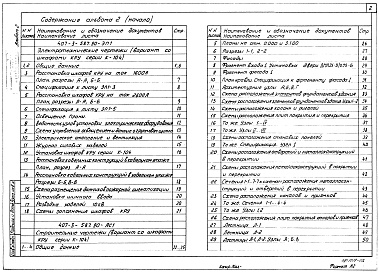 Состав альбома. Типовой проект 407-3-587.90Альбом 2 Электротехнические чертежи (вариант со шкафами КРУ серии К-104).  Строительные чертежи (вариант со шкафами КРУ серии К-104).  Электротехнические чертежи (вариант со шкафами КРУ серии КМ-1м, КМ-1ф). Строительные чертежи (вариант со шкафами КРУ сер