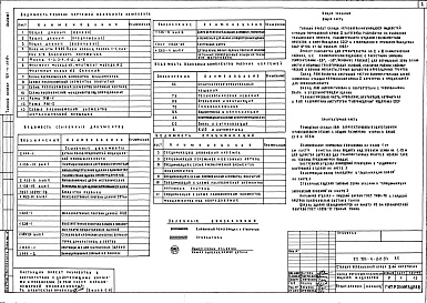 Состав альбома. Типовой проект 705-4-88.84Альбом 1. Архитектурно-строительное решение, изделия заводского изготовления.