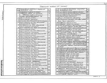 Состав альбома. Типовой проект 903-1-289.91Альбом 9 Часть 1  Электрооборудование силовое 
