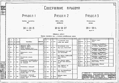 Состав альбома. Типовой проект 901-6-19Альбом 5 Электротехническая часть