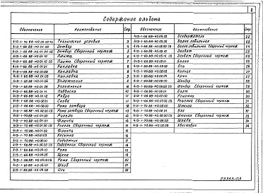Состав альбома. Типовой проект 413-1-71.88Альбом 3 Нестандартизированное оборудование (из тп 413-1-70.88)