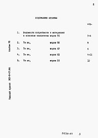Состав альбома. Типовой проект 902-5-17.86Альбом 7 Ведомости потребности в материалах    