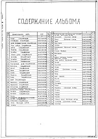Состав альбома. Типовой проект 705-1-72Альбом 8 Нестандартизированное технологическое оборудование Части 1 и 2