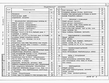 Состав альбома. Типовой проект 144-16-166.92Альбом 1 Пояснительная записка. Архитектурно-строительные решения. Отопление и вентиляция. Водопровод и канализация. Электрооборудование. Связь и сигнализация. Газоснабжение.
