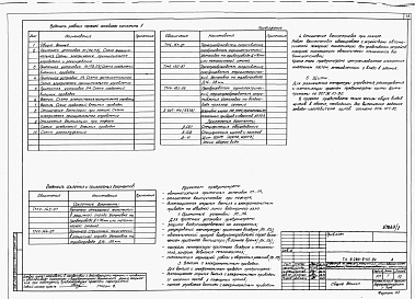 Состав альбома. Типовой проект У.284-9-45.94Альбом 1 Пояснительная записка. Технология производства. Архитектурные решения.  Конструкции железобетонные. Конструкции металлические.Отопление и вентиляция.  Внутренние водопровод и канализация.Электротехнические решения. Автоматизация сантехнических ус