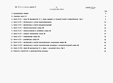 Состав альбома. Типовой проект 705-3-048.90Альбом 27 Сметы.