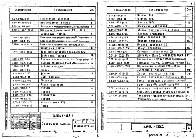 Состав альбома. Серия 3.501.1-155 МачтыВыпуск 2 Площадки, оголовки, лестницы металлические. Технические условия и рабочие чертежи 