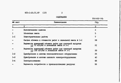 Состав альбома. Типовой проект 813-1-23.01.87Альбом 4 Сметы