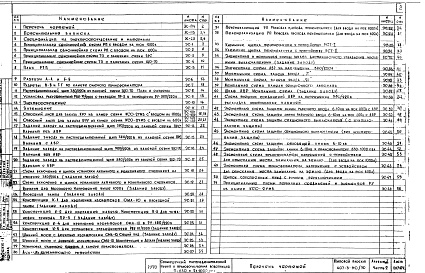 Состав альбома. Типовой проект 407-3-110/70Альбом 1 Электротехническая часть Часть 2 Вариант РУ6-10кв с камерами серии КСО-2УМ3