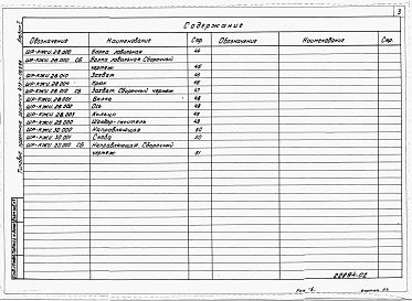 Состав альбома. Типовой проект 413-1-065.88Альбом 2 Строительные изделия.     