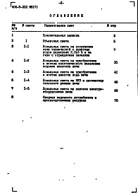 Состав альбома. Типовой проект 406-9-332.88Альбом 7 Сметы