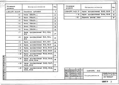 Состав альбома. Серия 1.020-1/87 КонструкцииВыпуск 3-11 Ригели высотой 450 мм с ненапрягаемой арматурой класса А-IIIв и Aт-IVC для опирания многопустотных плит перекрытия. Рабочие чертежи