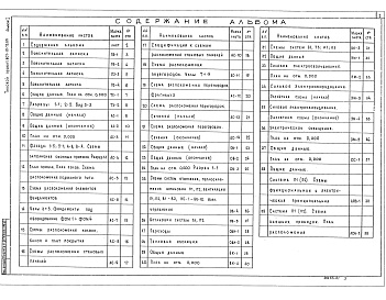 Состав альбома. Типовой проект 807-10-73.85Альбом 1 Пояснительная записка. Технология производства. Архитектурно-строительные решения. Отопление и вентиляция. Внутренние водопровод и канализация. Силовое электрооборудование. Связь и сигнализация. Автоматизация отопления и вентиляции     