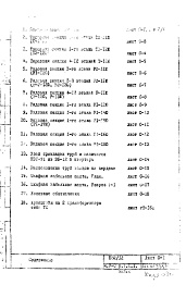 Состав альбома. Типовой проект П32/12Часть 5-С Связь и сигнализация Раздел 1.1.1 Чертежи неизменяемые при привязке Выпуск 2 Варианты: основной, "А", "Б", "В"