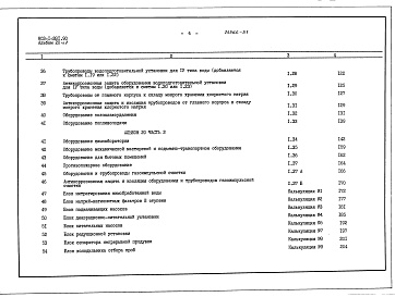 Состав альбома. Типовой проект 903-1-281.90Альбом 20 Часть 1 Сметы на тепломаханическое оборудование
