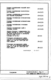 Состав альбома. Типовой проект II-68-01/14-83Часть 1 Раздел 1/0 Архитектурно-строительные чертежи подземной части здания