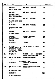 Состав альбома. Типовой проект 181-96-63.85Альбом 2 Сметы