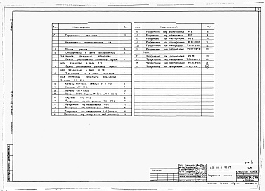 Состав альбома. Типовой проект 816-1-132.87Альбом 3 Примененный из ТП  816-1-131.87  Производственные помещения. Чертежи подземного хозяйства