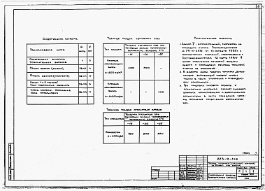 Состав альбома. Типовой проект 223-9-146Альбом 5 Мероприятия, повышающие тепловую защиту здания     