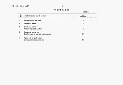 Состав альбома. Типовой проект 413-1-39.86Альбом 4 Сметная документация.     