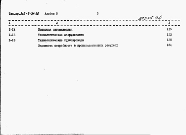 Состав альбома. Типовой проект 816-9-34.86Альбом 5 Сметы